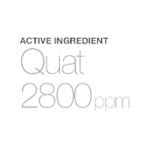 Active Ingredient Quat 2800 ppm graphic