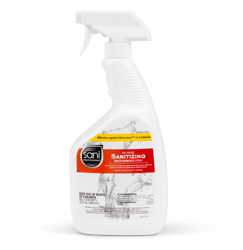 No-Rinse Sanitizing Spray hd