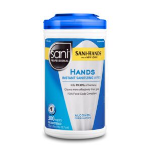 Hands Instant Sanitizing wipes with new dual access lid