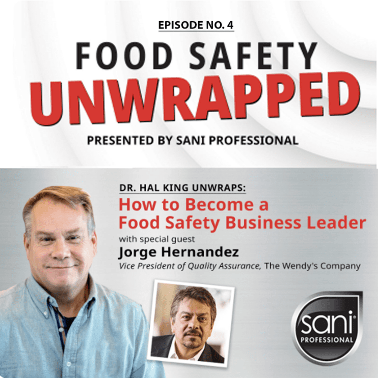 Food Safety Unwrapped, Episode 4. Podcast. Sani Professional