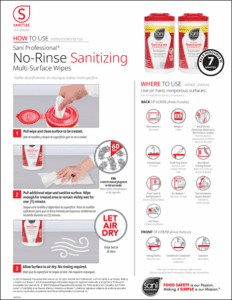 sanitizing cannister how to use guide
