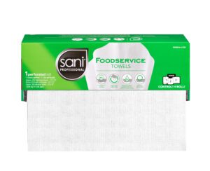 Dry Foodservice Towel bix with towel