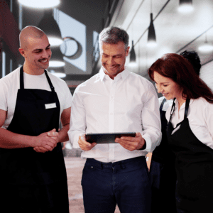 3 restaurant workers training The Synergy Between Food Safety Management and Food Safety Culture in the Governance of Food Safety